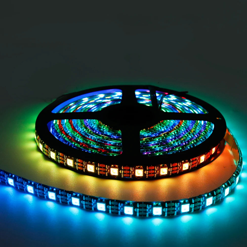 WS2812B WS2811 WS2815 WS2813 RGBIC LED Strip WS2812 30/60/144Pixels/Leds/M Individually Addressable Smart Tape Light DC5V/12V